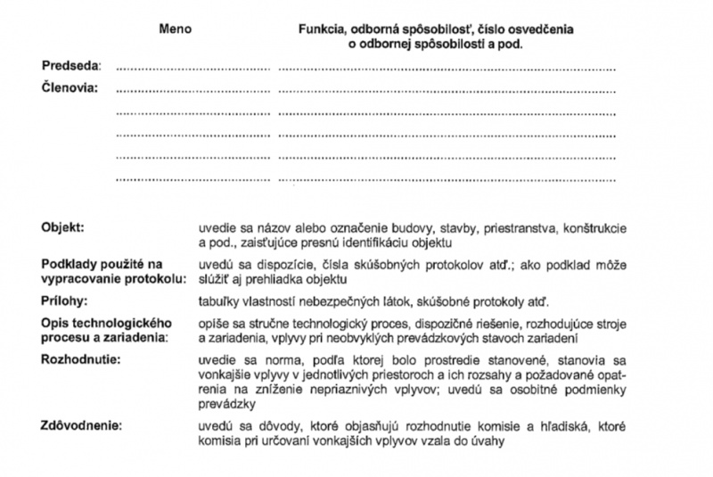 Mohlo by Vás zaujímať / Protokol určenia vonkajších vplyvov - foto Mohlo by Vás zaujímať / Protokol určenia vonkajších vplyvov - foto